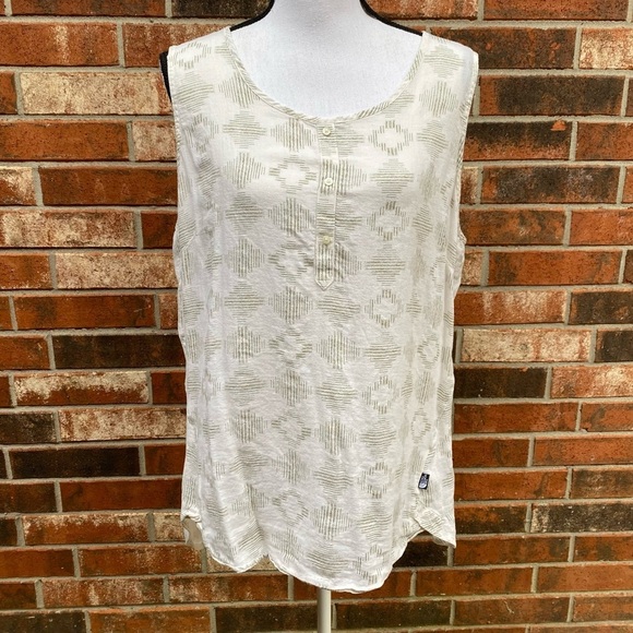 The North Face Sleeveless Aztec Blouse Size XL - Picture 2 of 11